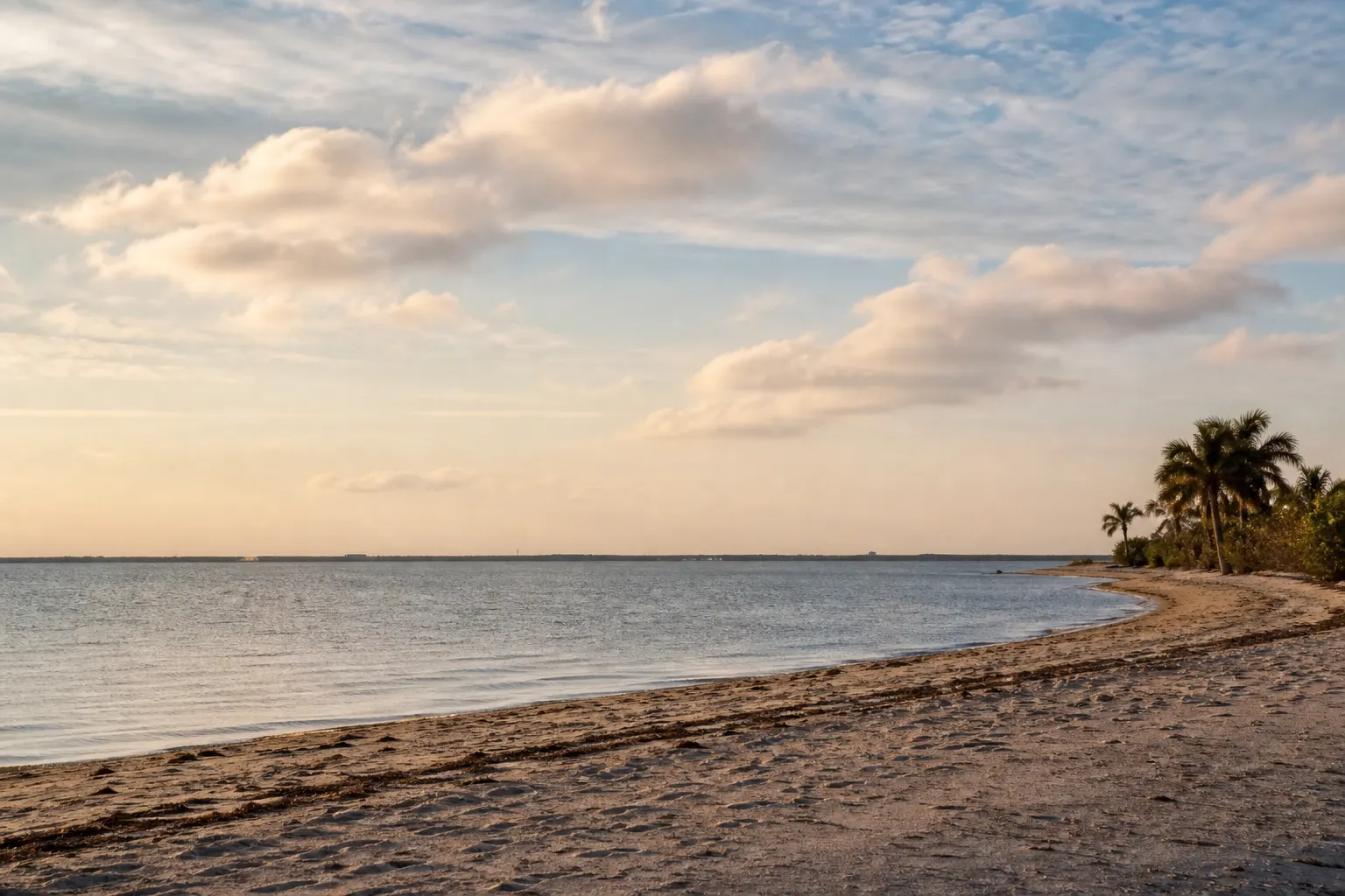 Coastal horizon under daylight